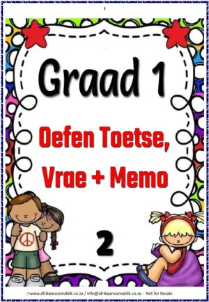 Graad 1 PDF - Piekniek In Die Park - Begrip + Oefen Toetse + Memo 2
