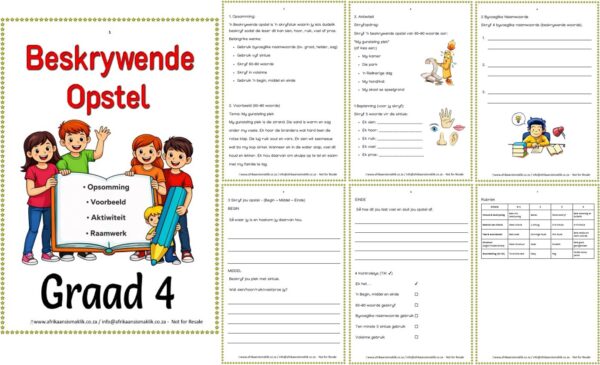 graad-4-beskrywende-opstel-afrikaans-is-maklik