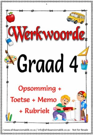 Graad 4 Werkwoorde