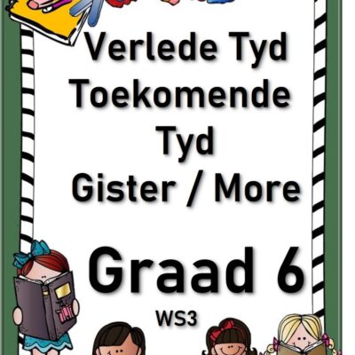 Graad 6 en Graad 7 Verlede Tyd Toekomende Tyd Gister / More Negatief  Ontkennend