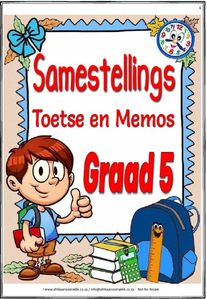 gr 5 samestelling ft page Graad 5 – Samestellings PDF – 2 Toetse met Memo Antwoorde