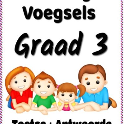 Graad 3 – Voorvoegsels en Agtervoegsels – 2 Toetse met Memo Antwoorde