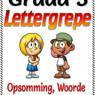 Graad 5 Lettergrepe – Opsomming Woorde Toets + Memo