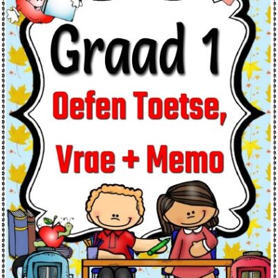 Graad 1 - PDF - Toetse, Vrae en Memo
