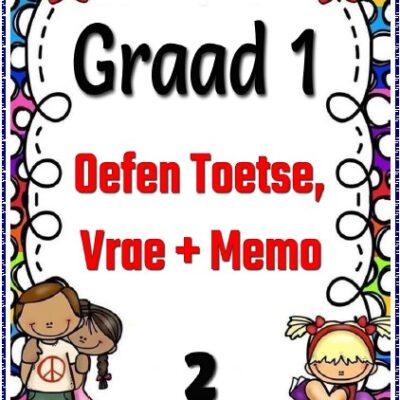 Graad 1 PDF - Piekniek In Die Park - Begrip + Oefen Toetse + Memo 2