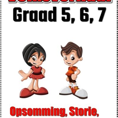 Graad 5,6,7 Volksverhaal Opsomming Storie Toets + Memo
