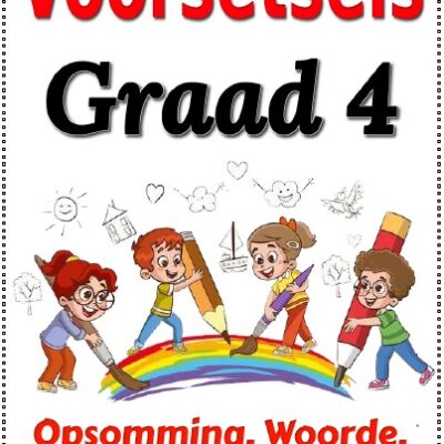 Graad 4 PDF Voorsetsels Opsomming Woorde Toets en Memo
