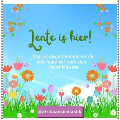 Lentedag Storie Rympies Aktiwiteite Inkleur VERNIET