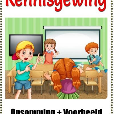 Graad 5  6  7  Kennisgewing Opsomming Voorbeeld Toetse Memo Rubriek