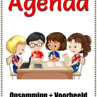 Graad 5, 6, 7 Agenda Opsomming Voorbeeld Toetse Memo Rubriek