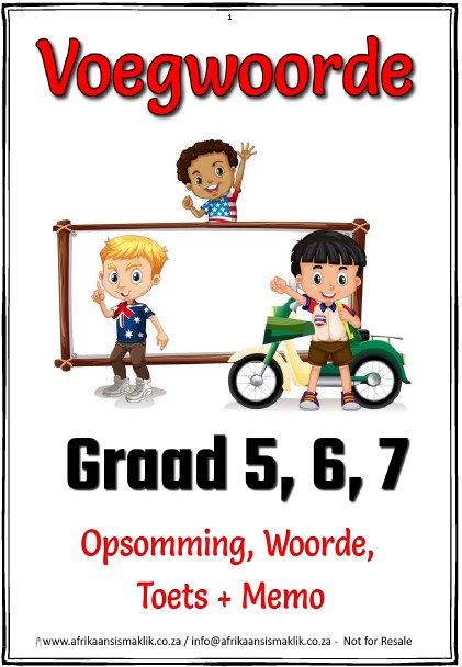 Graad 5,6,7 Voegwoorde Opsomming Woorde Toets Memo ft pg Graad 5 6 7 Voegwoorde Opsomming Woorde Toets Memo