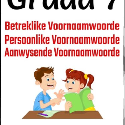 Graad 7 Persoonlike + Betreklike + Aanwysende Voornaamwoorde